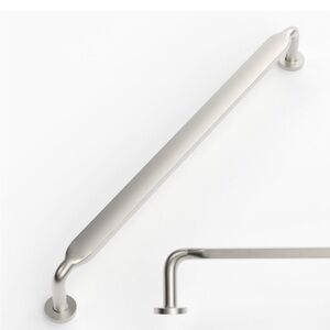 Amerdeco 10 Pack Brushed Satin Nickel Cabinet Pulls 7.5 Inch(192mm)